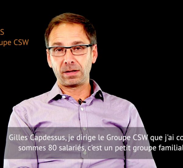Gilles Capdessus, Président du Groupe CSW