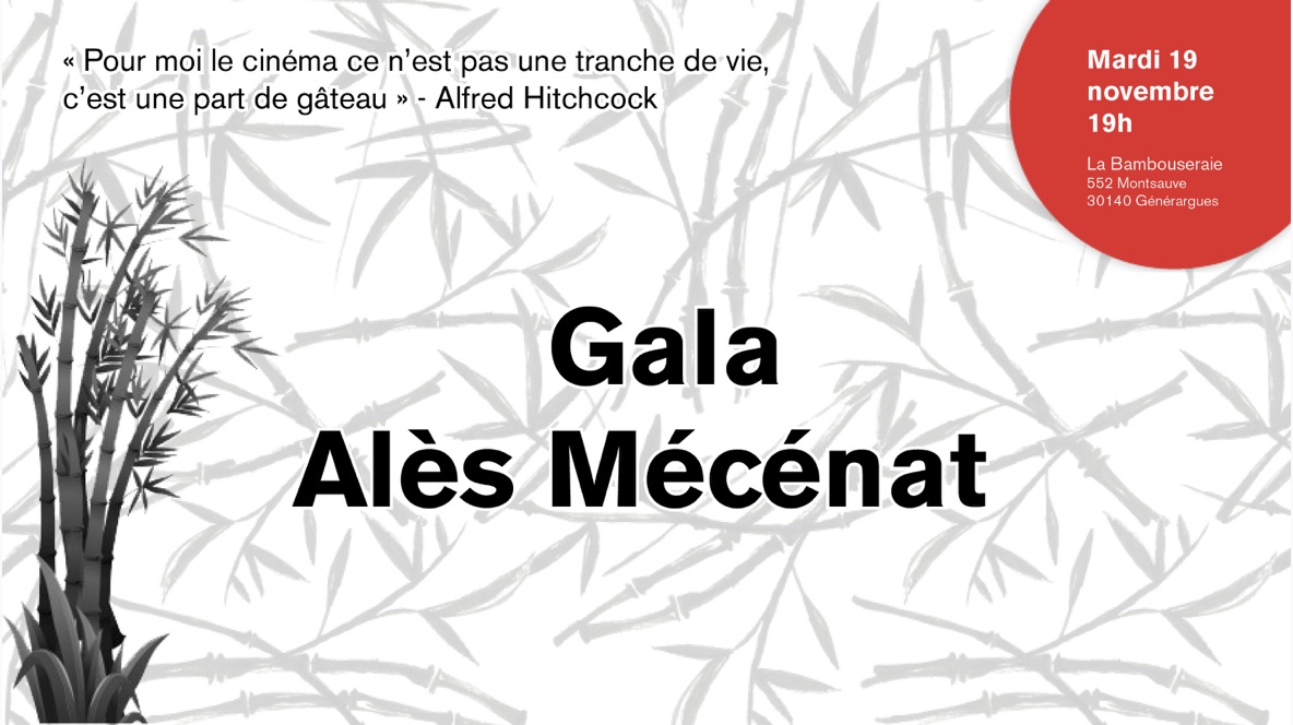 Premier dîner de gala d’Alès Mécénat le 19 novembre 2019 à la Bambouseraie